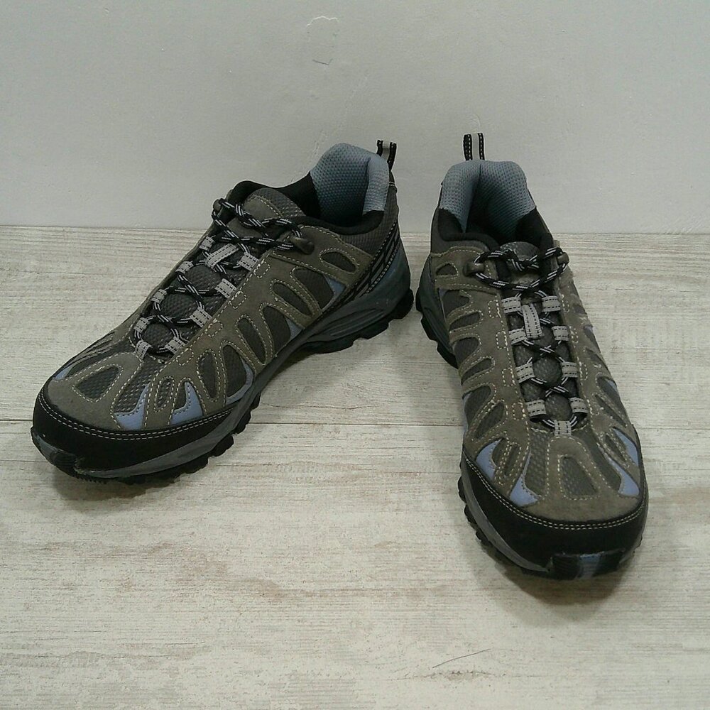 Eddie Bauer Gray and Black Ankle Boots